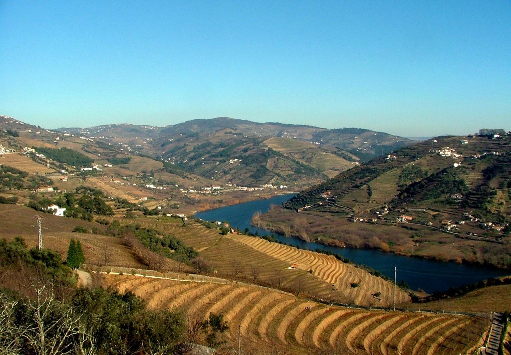 La vallée de l'Alto-Doro au Portugal