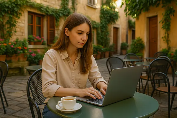 Digital nomad living